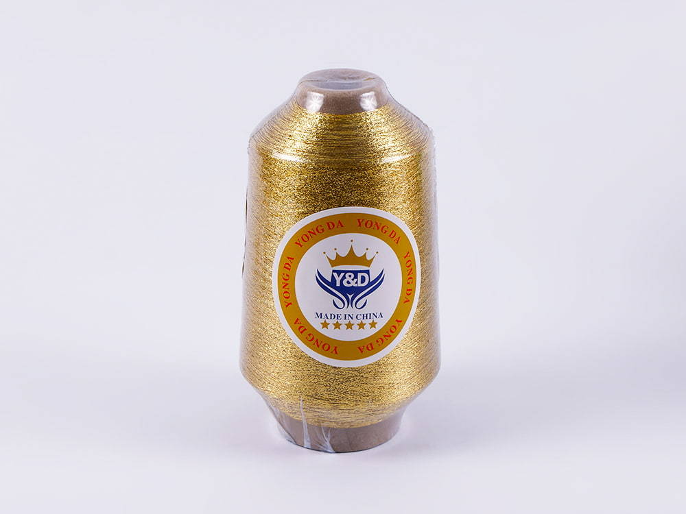 MX type gold and silver thread double wrap Mx tri-color gold and silver thread