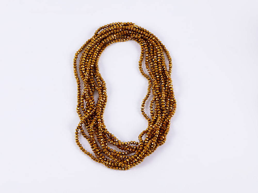 Crystal glass beads flat beads tiara creative DIY jewelry accessories handmade beads loose beads
