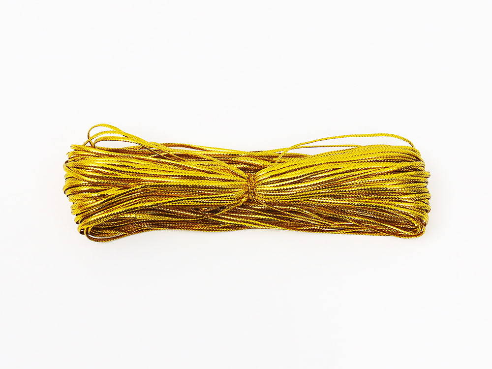 12 strands hang tag thread gold thread Gold thread Christmas gift wrap gold spring onion thread non-elastic hanging card thread